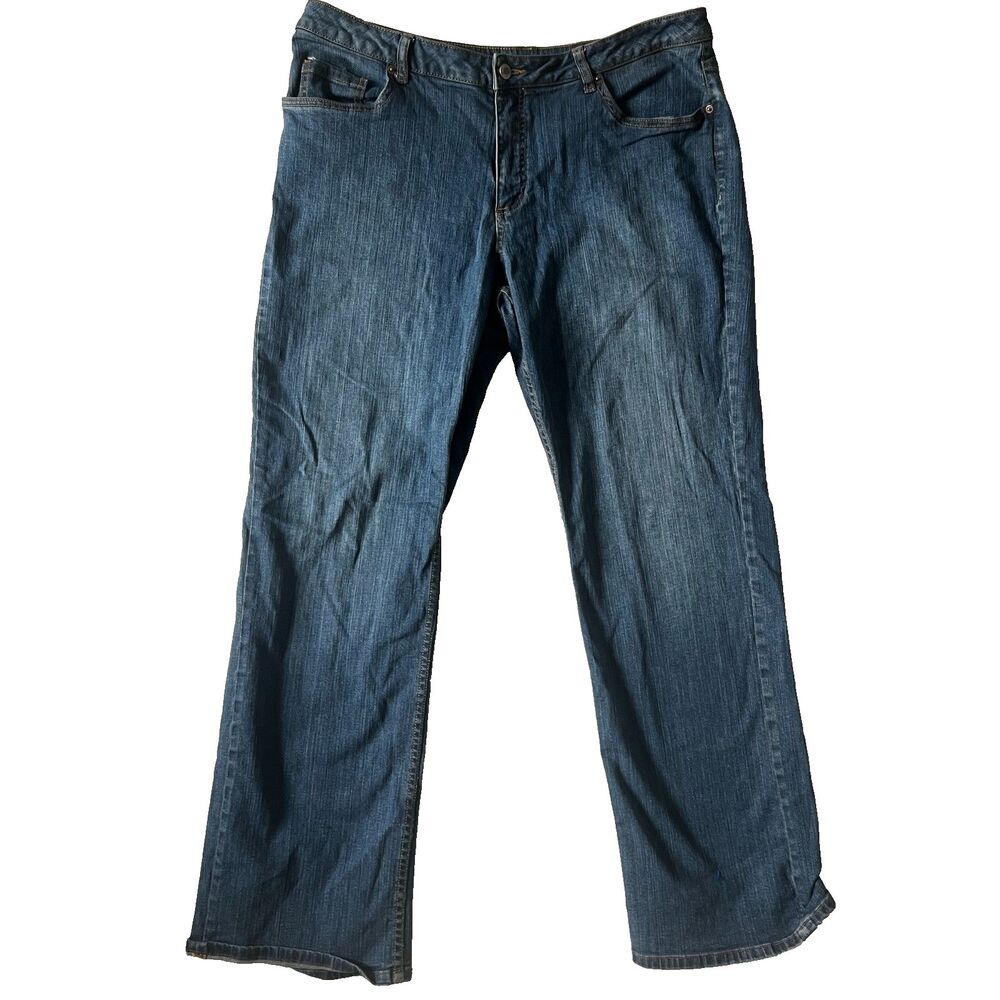 Coldwater Creek Jeans 18W Blue Bootcut Stretch